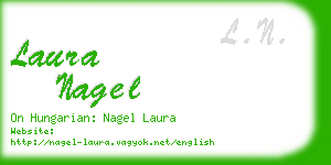 laura nagel business card